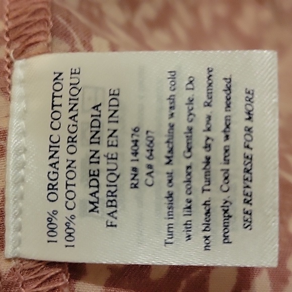 NWT Faherty Aurora Leaf Print Top Blouse Size S - Picture 10 of 12